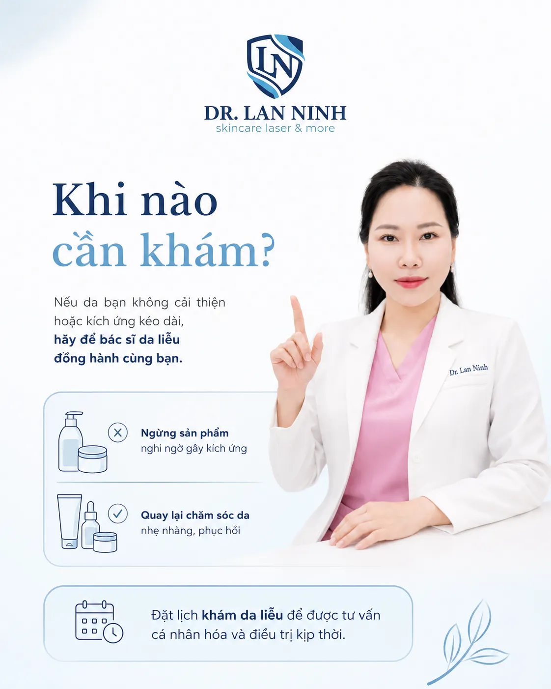 Cần làm gì khi nghi ngờ viêm da tiếp xúc do mỹ phẩm?