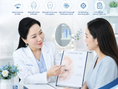 Botox nâng cung mày và mở mắt tại Thủ Dầu Một: chỉ định, giới hạn và lưu ý an toàn