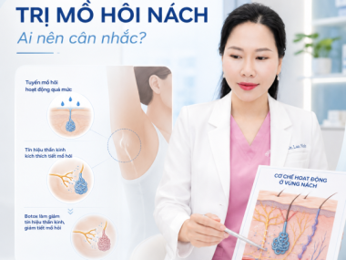 Botox trị tăng tiết mồ hôi nách tại Thủ Dầu Một, Bình Dương: ai nên cân nhắc?