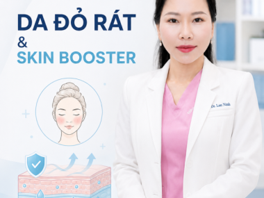 Da đỏ rát kéo dài: có nên tiêm skin booster? Thủ Dầu Một