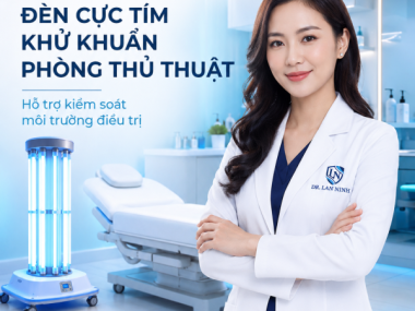 Đèn cực tím khử khuẩn phòng thủ thuật tại Thủ Dầu Một, Bình Dương
