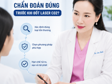 Đốt tổn thương da bằng laser CO2: cần chẩn đoán đúng