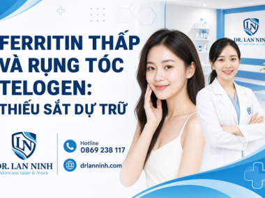 FERRITIN THẤP VÀ RỤNG TÓC TELOGEN: THIẾU SẮT DỰ TRỮ