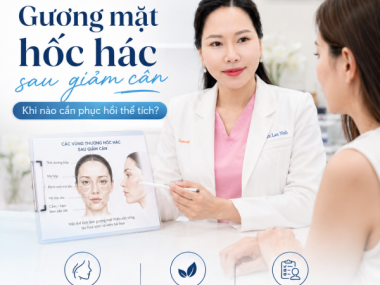 Gương mặt hốc hác sau giảm cân tại Bình Dương: Khi nào cần phục hồi thể tích?