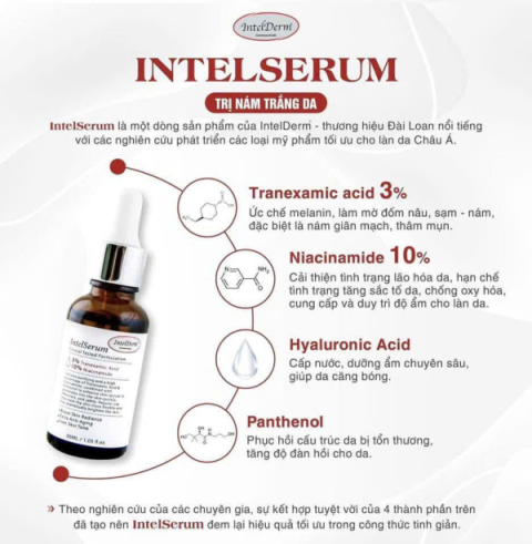 Intelderm Tranexamic acid 3% Niacinamide 10%
