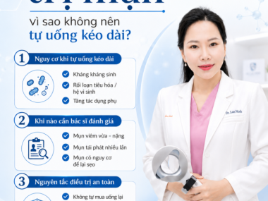 Kháng sinh trị mụn tại Thủ Dầu Một: vì sao không nên tự uống kéo dài?