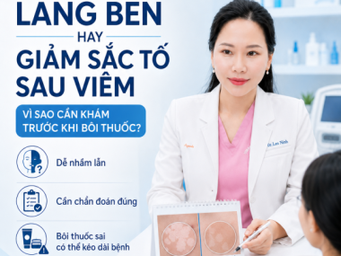 Lang ben hay giảm sắc tố sau viêm: khi nào nên khám da liễu tại Thủ Dầu Một?