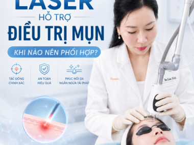 Laser hỗ trợ điều trị mụn tại Thủ Dầu Một: khi nào nên phối hợp?