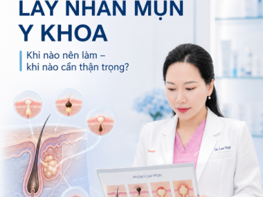 Lấy nhân mụn y khoa ở Thủ Dầu Một: khi nào hỗ trợ điều trị, khi nào dễ làm viêm hơn?