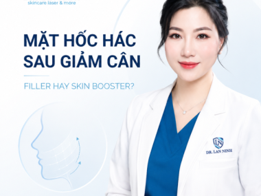 Mặt hốc hác sau giảm cân: filler hay skin booster?