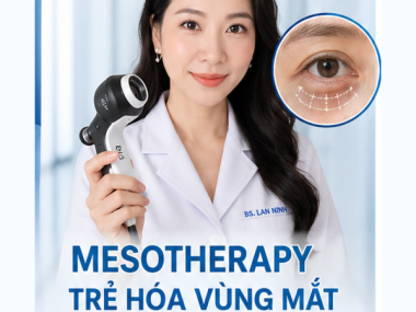 Mesotherapy trẻ hóa vùng mắt: cải thiện quầng thâm, nếp nhăn