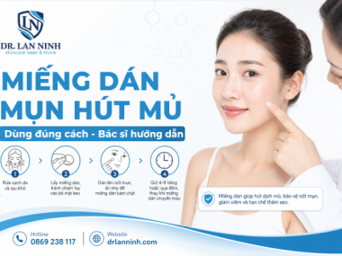 MIẾNG DÁN MỤN (PIMPLE PATCH) HÚT MỦ: DÙNG ĐÚNG CÁCH