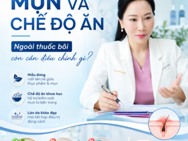 Mụn và chế độ ăn tại Thủ Dầu Một: ngoài thuốc bôi còn cần điều chỉnh gì?