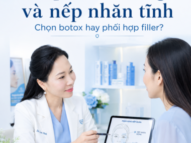 Nếp nhăn động và nếp nhăn tĩnh: chọn botox hay filler tại Bình Dương