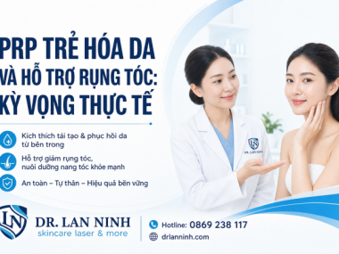 PRP TRẺ HÓA DA VÀ HỖ TRỢ RỤNG TÓC: KỲ VỌNG THỰC TẾ