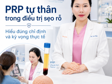 PRP tự thân trị sẹo rỗ tại Thủ Dầu Một, Bình Dương: kỳ vọng nào là hợp lý?