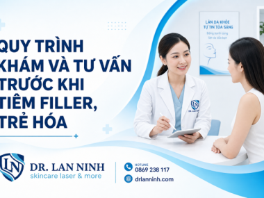 QUY TRÌNH KHÁM VÀ TƯ VẤN TRƯỚC KHI TIÊM FILLER, TRẺ HÓA
