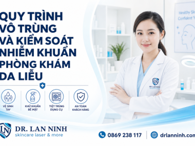 QUY TRÌNH VÔ TRÙNG VÀ KIỂM SOÁT NHIỄM KHUẨN PHÒNG KHÁM DA LIỄU