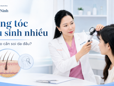 Rụng tóc sau sinh nhiều: khi nào cần soi da đầu ở Bình Dương?