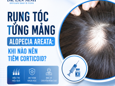 RỤNG TÓC TỪNG MẢNG ALOPECIA AREATA: KHI NÀO NÊN TIÊM CORTICOID?