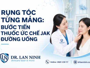 RỤNG TÓC TỪNG MẢNG: BƯỚC TIẾN THUỐC ỨC CHẾ JAK ĐƯỜNG UỐNG