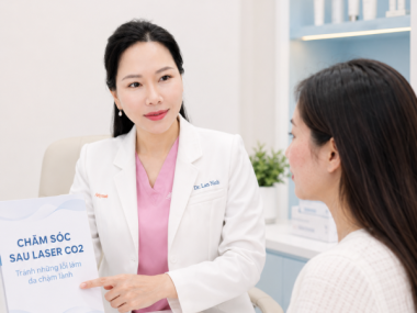 Sau laser CO2 fractional: lỗi dễ chậm lành ở Thủ Dầu Một