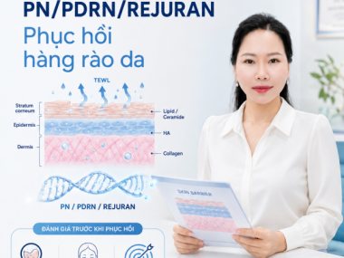 Skin booster PN/PDRN/Rejuran phục hồi hàng rào da Thủ Dầu Một