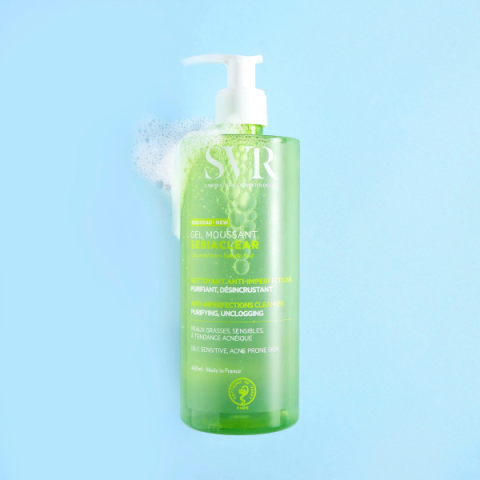 SRM SVR SEBIACLEAR GEL MOUSSANT 400ml (Xanh)