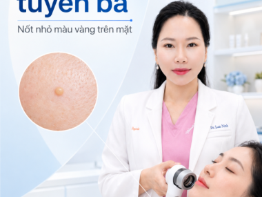 Tăng sản tuyến bã: nốt nhỏ màu vàng trên mặt có nguy hiểm không?