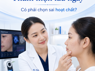 Thâm mụn lâu ngày không hết: chọn sai hoạt chất?