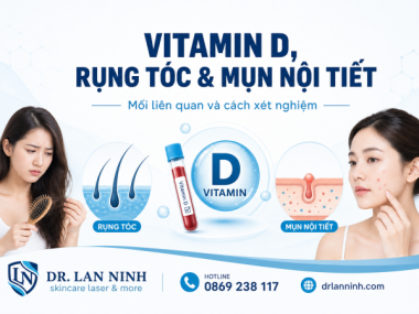 THIẾU VITAMIN D Ở NGƯỜI RỤNG TÓC VÀ MỤN NỘI TIẾT