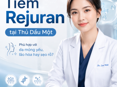 Tiêm Rejuran tại Thủ Dầu Một cho da mỏng yếu, lão hóa và sẹo rỗ