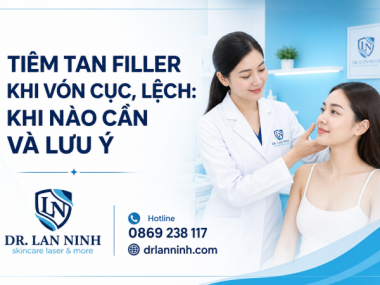 TIÊM TAN FILLER KHI VÓN CỤC, LỆCH: KHI NÀO CẦN VÀ LƯU Ý