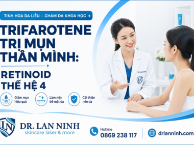 TRIFAROTENE TRỊ MỤN THÂN MÌNH: RETINOID THẾ HỆ 4
