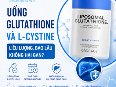 UỐNG GLUTATHIONE VÀ L-CYSTINE: LIỀU LƯỢNG, BAO LÂU KHÔNG HẠI GAN?