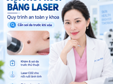Xóa Nốt Ruồi Bằng Laser Tại Bình Dương – Quy Trình An Toàn Y Khoa