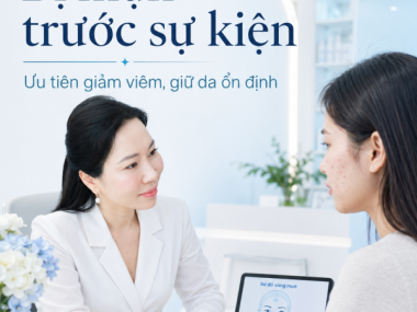 Xử lý mụn trước sự kiện tại Thủ Dầu Một, Bình Dương: bác sĩ thường ưu tiên gì?
